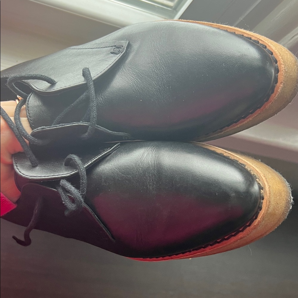 Clark’s Originals Black Leather Ornella Flats size 6.5 - Picture 8 of 8